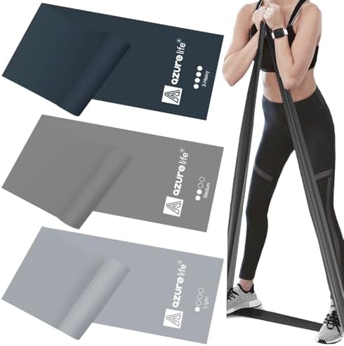Resistance Bands,Professional Long Non-Latex Elastic Stretch Bands,Exercise Bands for Physical Therapy, Yoga, Pilates, Rehab, at-Home or The Gym Workouts, Strength Training