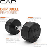 CAP Barbell Coated Hex Dumbbell Weight | Multiple Options