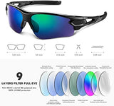 BEACOOL Polarized Sports Sunglasses for Men Women Youth Baseball Fishing Cycling Running Golf Motorcycle Tac Glasses UV400