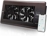 Super Quiet Register Booster Fan for 6" x 12" Register Holes, Smart Register Vent with Dual Intelligent Thermostat and WIFI App Control, Heating Cooling AC Vent Fan (ORB)