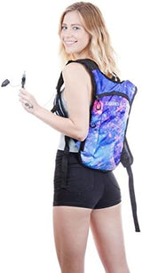 Sojourner Rave Hydration Pack - Hydration Backpack - Hydropack with 2L Bladder - Water Backpack for Festivals, Hiking, Running, Biking and More