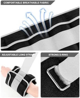 Fragraim Adjustable Ankle Weights 1-3/4/5/6/8/10/12/15/20 LBS Pair with Removable Weight for Jogging, Gymnastics, Aerobics, Physical Therapy