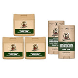 Dr. Squatch NEW Body Wash and Deodorant for Men Gift Set | No Paraben, Phthalate, Sulfate | Odor-Squatching, Aluminum-Free | Pine Tar Body Wash (8 oz, 3-Pack) & Deodorant (2.56 oz, 2-Pack)