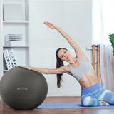 Anti-Burst and Slip Resistant Exercise Ball - Yoga, Fitness, Birthing Ball With Quick Pump, 2,000-Pound Capacity, Multiple Colors and Sizes