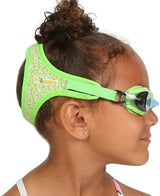 Frogglez Anti-Fog Swimming Goggles for Kids Under 10 (Ages 3-10) Recommended by Olympic Swimmers; Premium Pain-Free Strap