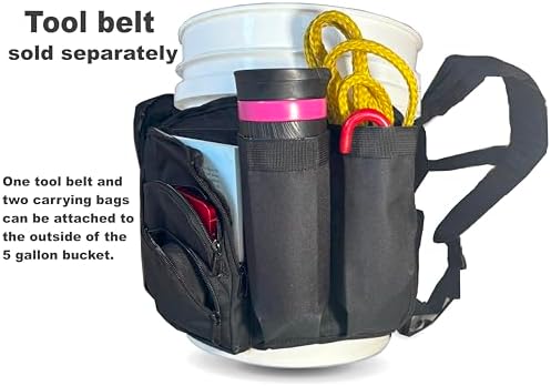 Backpack for 5 Gallon Buckets for Fishing, Picking Apples and Sports