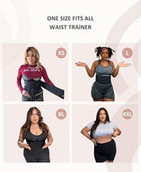 FeelinGirl Waist Trainer for Women Bandage Wrap Trimmer Belt Long Torso Tummy Wraps Belly Body Shaper Waist Trimmer Belt