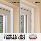 Garage Door Seal Top and Sides, 40 FT Universal TPE Weather Stripping Trim Seal Weatherproofing Seal with Nails and Lids in White