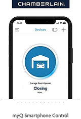 Chamberlain C2405 MYQ Smart Garage Door Opener, Chain Drive, 1/2-HP Motor, Dual Light - Quantity 1