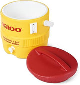Igloo 385-431 400 Series Coolers, 3 gal, Red/Yellow