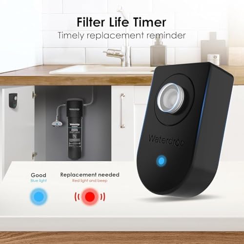 Waterdrop 10UA Under Sink Water Filter System, Reduces PFAS, PFOA/PFOS, Lead, Chlorine, Bad Taste & Odor, Under Counter Water Filter Direct Connect to Kitchen Faucet, NSF/ANSI 42 Certified, 8K Gallons