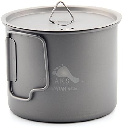 TOAKS LIGHT Titanium 550ml Pot (Ultralight Version)