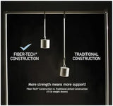 Intex: Dura-Beam Deluxe Comfort-Plush Air Mattress - 22" Queen Blue - Built-in Electric Pump, Durable Fiber-Tech, Carry Bag Included, 600lb Capacity