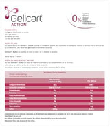Gelicart Action Colágeno Hidrolizado 30 Sobres x 20 g. Suplemento Alimenticio en Polvo para Reconstruir. Sin Lactosa, Sin Azúcar, Sin Grasa y 100% Natural 1 Sobre al Día para Adultos Mayores a 12 Años