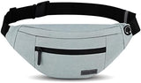 MAXTOP Large Crossbody Fanny Pack with 4-Zipper Pockets,Gifts for Enjoy Sports Festival Workout Traveling Running Casual Hands-Free Wallets Waist Pack Phone Bag Carrying All Phones