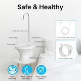 Water Dispenser for 5 Gallon Bottle - Drinking Water Dispenser, Automatic Water Jug Dispenser, Electric 2-5 Gallon Water Pump with USB Rechargeable and 2 Switch Control for Home, Office, Camping