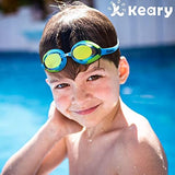 Keary Kids Swim Goggles for Toddler Kids Youth(3-12),Anti-Fog Waterproof Anti-UV Clear Vision Water Pool Goggles