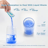 Portable Toilet Absorbent Gel, Portable Toilet Powder Poo Urine Powder for Camping Outdoor Hiking