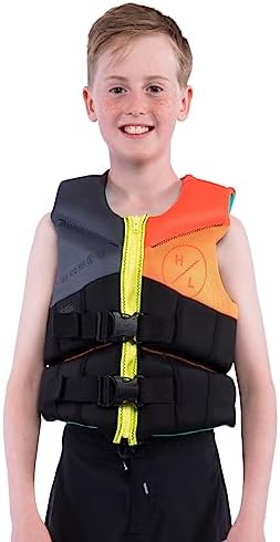 HyperLite Elite Kids Life Jacket, US Coast Guard Approved, Great for Any Water Sports Activity Including Boating, Paddle & Swimming
