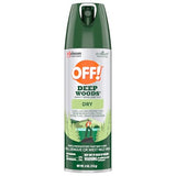 OFF! Deep Woods Insect Repellent Aerosol, Dry, Non-Greasy Formula, Bug Spray with Long Lasting Protection from Mosquitoes, 4 Oz, 4 Count