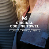 MISSION Original Cooling Towel - Soft, Durable Microfiber - Cools Up to 2 Hours - UPF 50 Sun Protection - Machine Washable