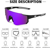 STORYCOAST Polarized Sports Sunglasses for Men Women,Driving Fishing Cycling Mountain Bike Sunglasses UV400 Protection