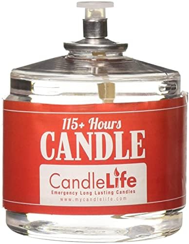Emergency Candle, Clear Mist - Set of 3 Survival Candles (3-Pack)