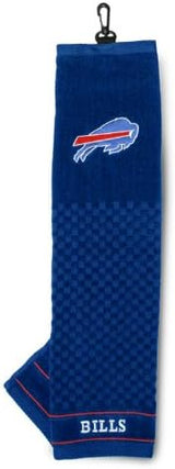 Team Golf NFL Embroidered Golf Towel, Checkered Scrubber Design, Embroidered Logo