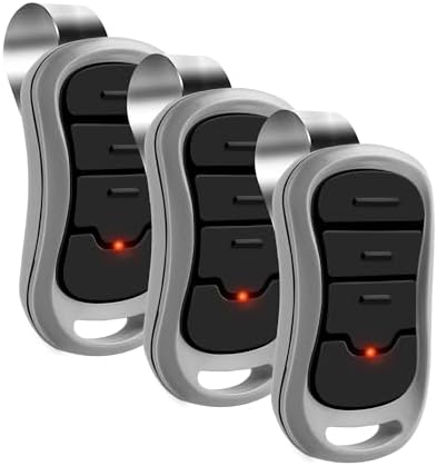 3-Pack Genie Garage Door Opener Remote Replacement, G3T-A/G3T-R/G3T-BX (1997-Current Models), Auto-Seek 315/390MHZ, 3-Year Warranty