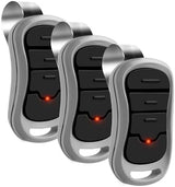 3-Pack Genie Garage Door Opener Remote Replacement, G3T-A/G3T-R/G3T-BX (1997-Current Models), Auto-Seek 315/390MHZ, 3-Year Warranty