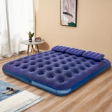 DIMAR GARDEN King Size Camping Air Mattress Inflatable Bed with Pillow,Include Hand Pump