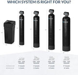 Aquasure Harmony Series 50,000 Grains Whole House Water Softener with High Performance Automatic Digital Metered Control Head | Reduces Hardness & Minerals | Improve Water Quality | For 4-6 Bathrooms