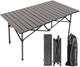 Camping Table Folding CampTable Aluminum Foldable OutsideTable Light Weight Portable