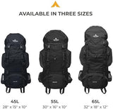 TETON 55L Scout Internal Frame Backpack for Hiking, Camping, Backpacking, Rain Cover Included