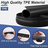 Garage Door Seal P Bulb – 16.5ft Flexible Weatherproof TPE Seal for Single-Channel Doors, Easy DIY Installation, Extreme Temperature Protection, Prevents Drafts, Noise Reduction, Saves Energy