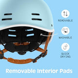 Retrospec Remi Adult Bike Helmet for Men & Women - Bicycle Helmet for Commuting, Road Biking, Skating with Adjustable Dial