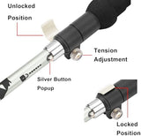 Aluminum Collapsible Ultralight Travel Trekking Hiking Pole for Men and Women