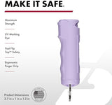 SABRE Pepper Spray with Fast Flip Top, Maximum Police Strength OC Spray, Key Ring for Easy Carry and Fast Access, Finger Grip for More Accurate and Faster Aim, 0.54 fl oz, Secure and Easy to Use