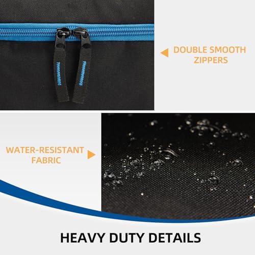 1 LB Propane Tank Storage Bag with Padding, Mini Propane Cylinder Carry Case to Hold 4 Pcs Small Gas Tank, Portable 16 OZ Gas Cylinder Holder with Strap, Bag Only