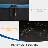 1 LB Propane Tank Storage Bag with Padding, Mini Propane Cylinder Carry Case to Hold 4 Pcs Small Gas Tank, Portable 16 OZ Gas Cylinder Holder with Strap, Bag Only