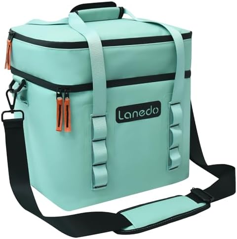 Lisa Lunch Soft Cooler 20/36 Can, Insulated Bag Portable Ice Chest Box for Lunch, Beach, Drink, Beverage, Travel, Camping, Picnic, Car, Trips, Cooler Leak-Proof