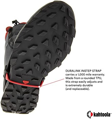 Kahtoola RENAgaiter Mid Gaiters for Hiking, Mountaineering, Trail Running, Shoe & Boot Protection in Mud, Snow & Ice