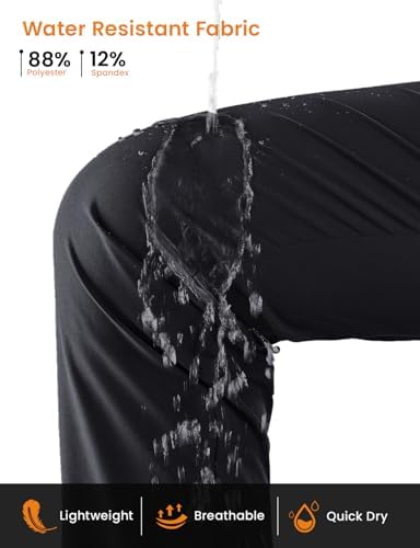 TBMPOY Women's Hiking Pants Lightweight Water Resistant Travel Joggers Quick Dry Outdoor Athletic Pants Zipper Pockets
