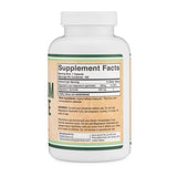 Magnesium Glycinate 400mg, 180 Capsules (Vegan Safe, Manufactured and Third Party Tested in The USA, Gluten Free, Non-GMO) High Absorption Magnesium by Double Wood Supplements