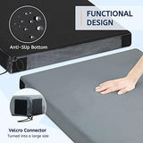 HomeMate CertiPUR-US Memory Foam Camping Mattress Pad Portable Roll Up Mattress for Adults Sleeping Mat Cot Mattress Pad