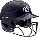 Rawlings | COOLFLO Batting Helmet | 6 1/2" - 7 1/2" One Size Fits Most | Multiple Colors/Facemask Option