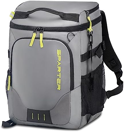 Backpack Cooler Insulated Leak Proof 30/45 Cans, 2 Insulated Compartments Thermal Bag, Portable Lightweight Beach Travel Camping Lunch Backpack for Men and Women