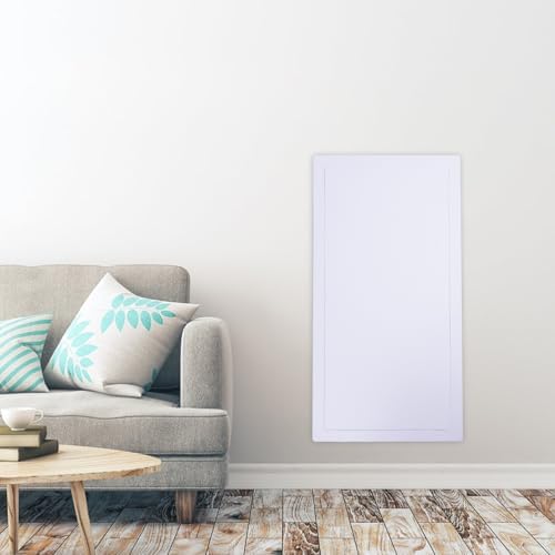 Suteck Plumbing Access Panel for Drywall Ceiling 14 x 29 Inch Reinforced Plastic Wall Access Doors Removable Hinged White