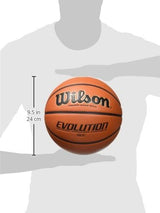 WILSON Evolution Indoor Game Basketballs - Size 5, Size 6 and Size 7
