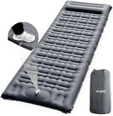 A2C Camping Sleeping Pad, Ultralight Inflatable Sleeping Pads with Built-in Foot Pump & Pillow, Compact Camping Mattress for Backpacking, Hiking, and Traveling